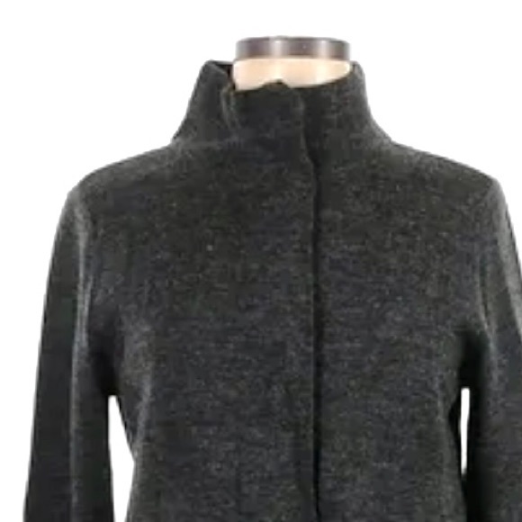 Wool  mixed Cardigan Grey  NY&Co Wool Cardigan Jacket Classic - Picture 17 of 17